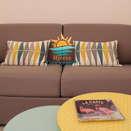 Hyeres-Plage -T2 Neuf Rdj Clim Wifi - La Capte By Hc Apartment Luaran gambar