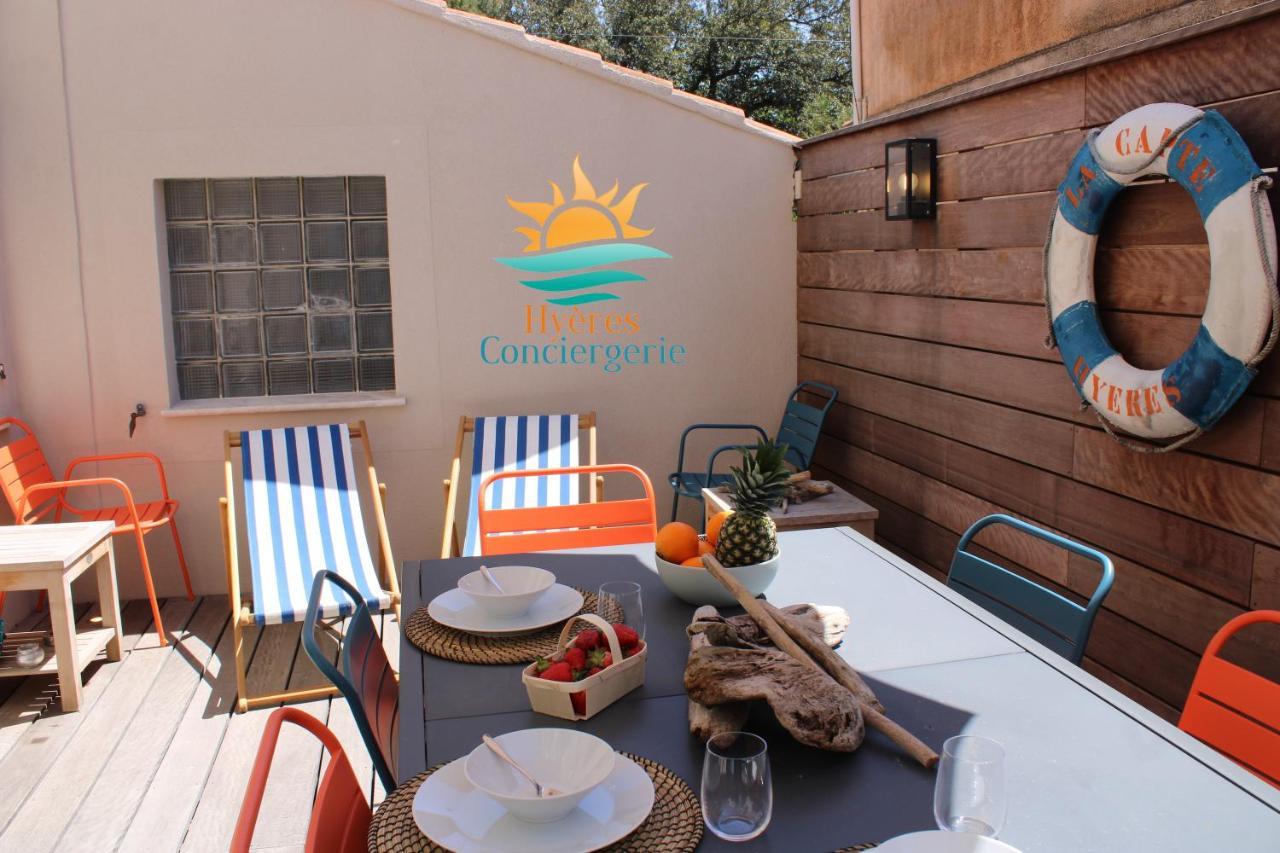 Hyeres-Plage -T2 Neuf Rdj Clim Wifi - La Capte By Hc Apartment Luaran gambar