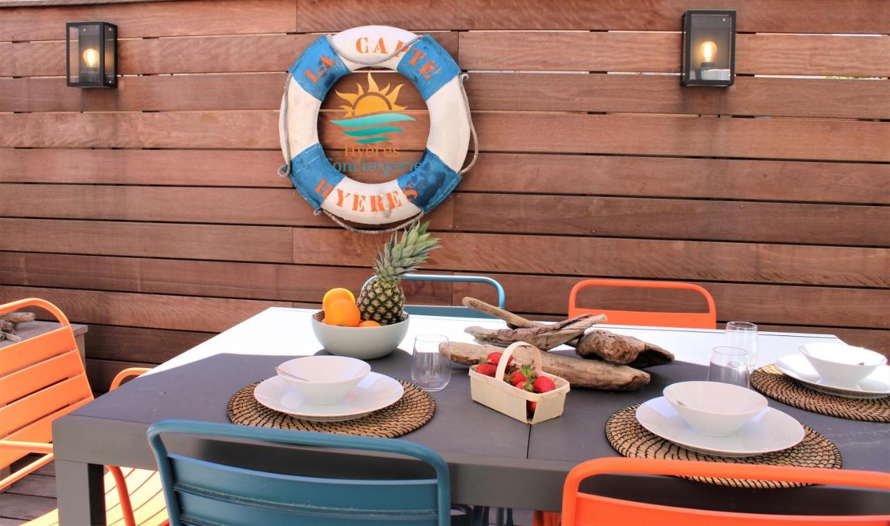 Hyeres-Plage -T2 Neuf Rdj Clim Wifi - La Capte By Hc Apartment Luaran gambar